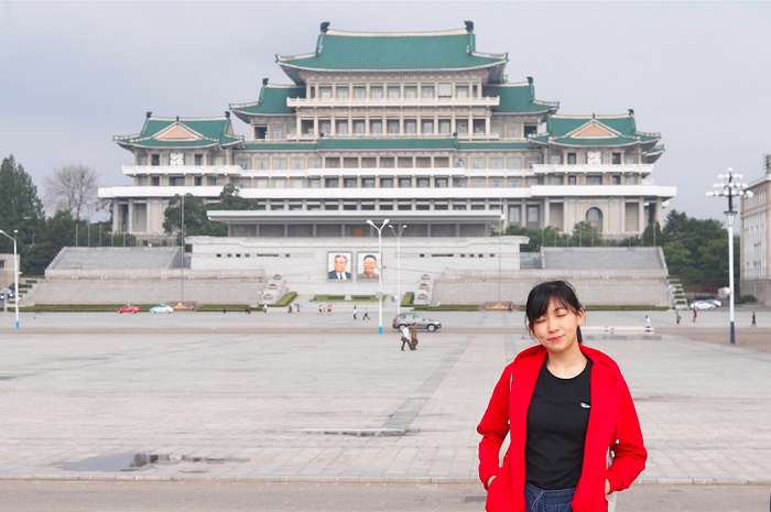 Sống ảo ở quảng trường Kim Nhật Thành Triều Tiên