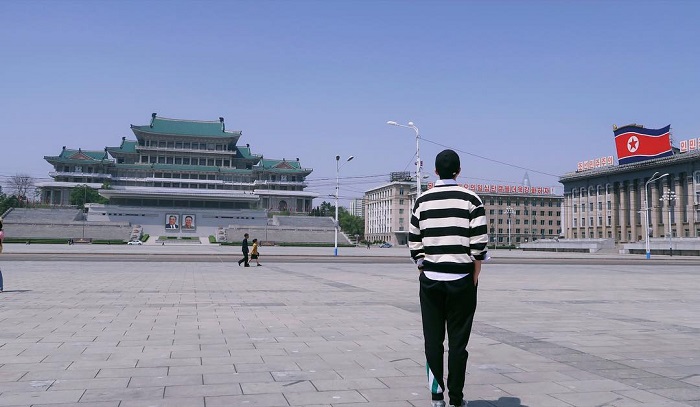 Sống ảo ở quảng trường Kim Nhật Thành Triều Tiên
