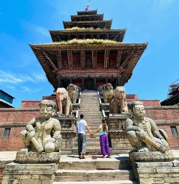 Sống ảo ở thành phố Bhaktapur Nepal