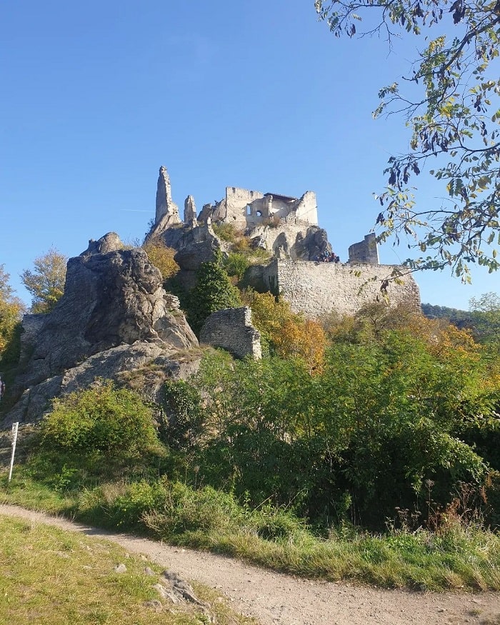 Di tích lâu đài ở thị trấn Durnstein