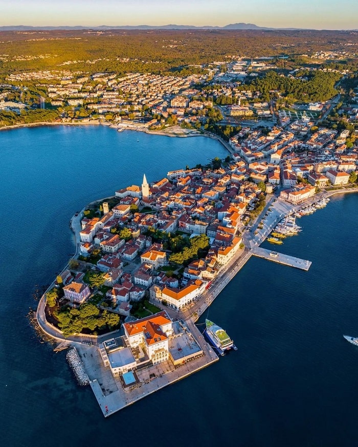 Thị trấn Porec Croatia