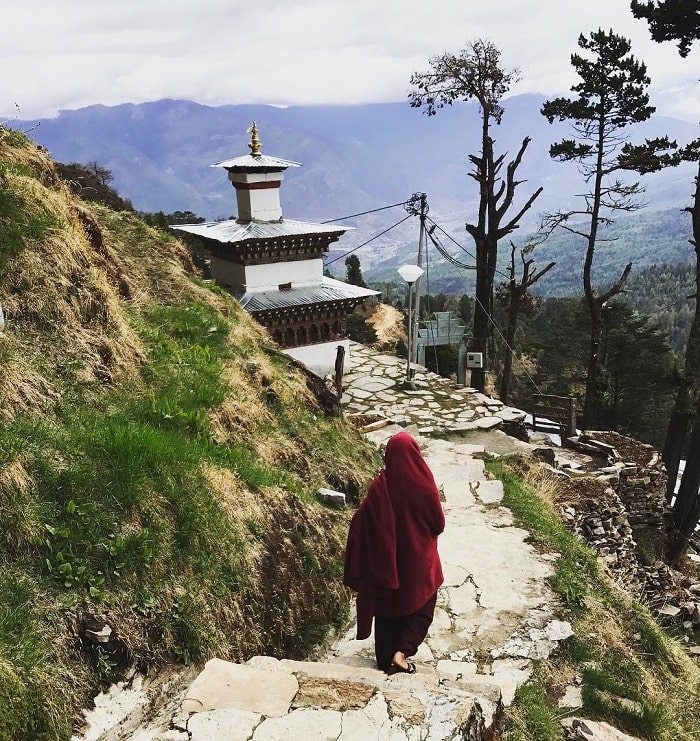 Đi bộ là trải nghiệm tuyệt vời ở Ni viện Kila Gompa Bhutan
