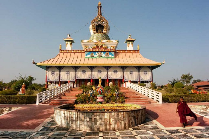 Tu viện Sri Lanka là điểm tham quan ở thánh địa Lumbini Nepal
