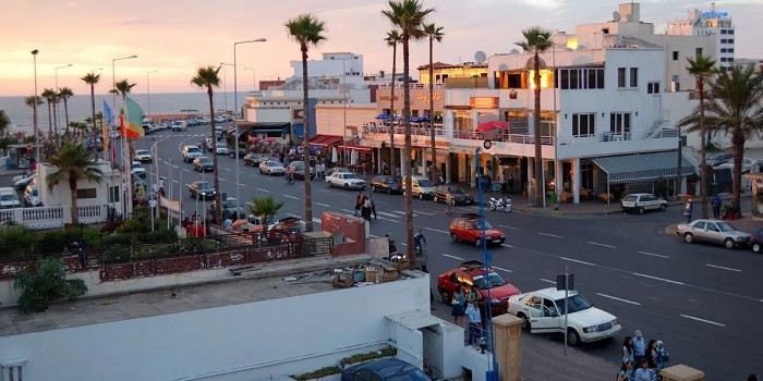 Khu phố Corniche là điểm tham quan ở thành phố Casablanca Maroc