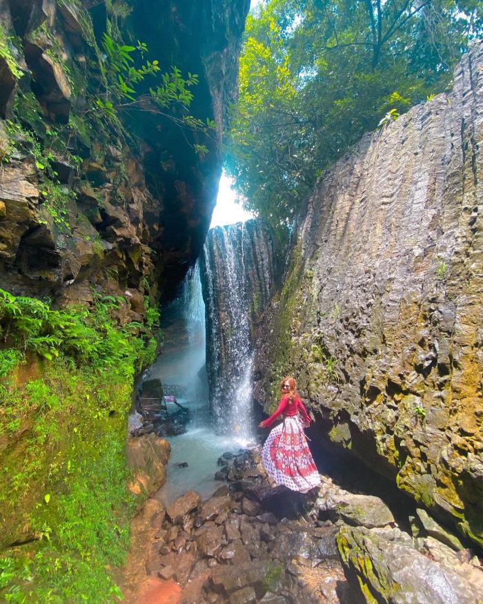 Dray Sap waterfall is a beautiful waterfall on the Serepok river