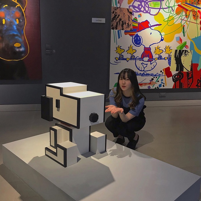 Xem triển lãm tại Bảo tàng Nghệ thuật Lotte khi du lịch Jamsil Hàn Quốc 
