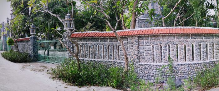 Hàng rào chùa đá Quan Âm Cam Ranh