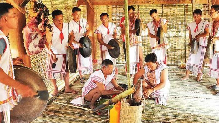 Lễ mở cửa kho lúa của người Rơ Măm Kon Tum nghi thức 