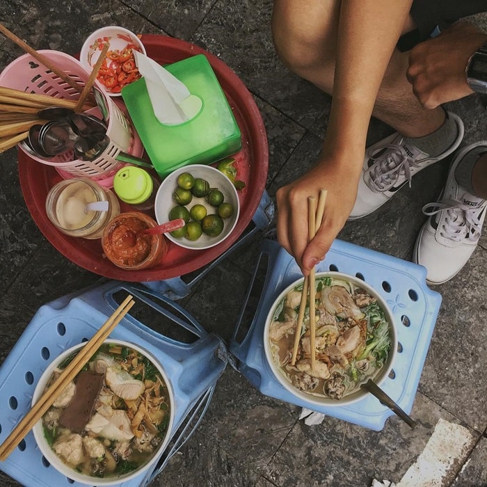 quán ăn sáng ngon quận Hoàn Kiếm - Bún mọc Hàng Lược