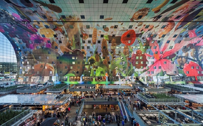 Khám phá chợ Markthal Amsterdam
