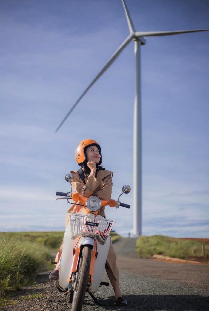 Đường đi đồi chè Cầu Đất bằng xe máy