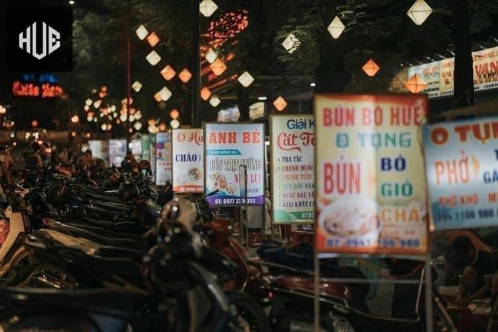 các khu chợ đêm ở Huế đông Ba 