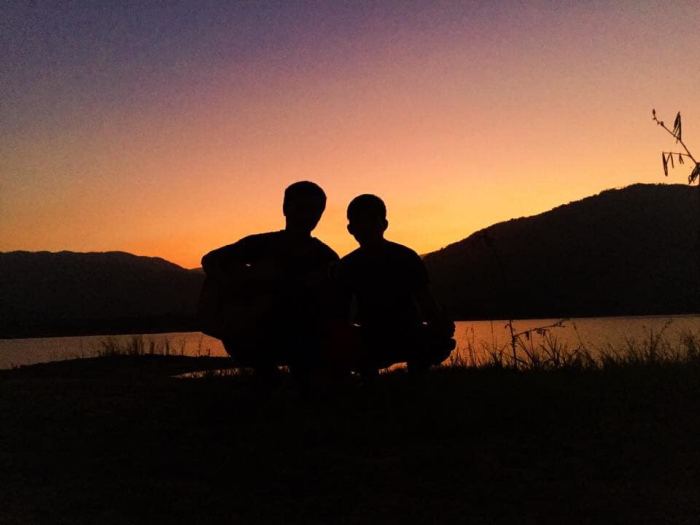 Hoàng Hôn hồ suối Dầu Cam Ranh 