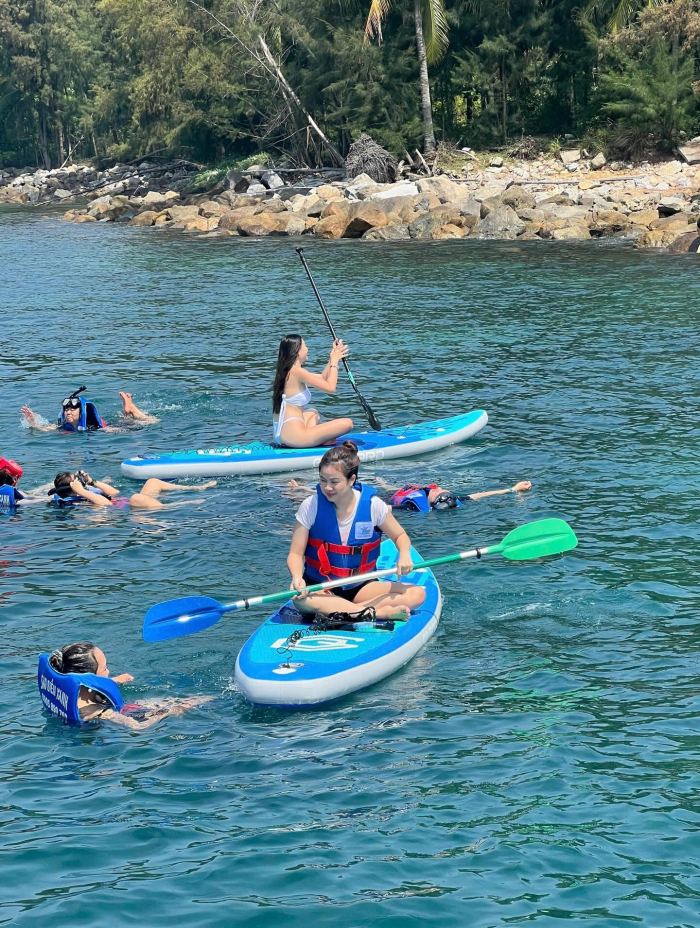 địa điểm chèo sup ở Đà Nẵng Hòn Sụp 