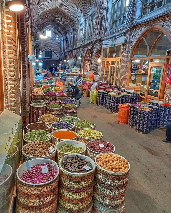 Chợ ở Tabriz - Trải nghiệm trên Con đường Tơ lụa