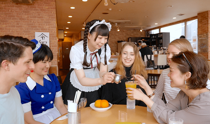 kinh nghiệm du lịch Tokyo - Maid Cafes