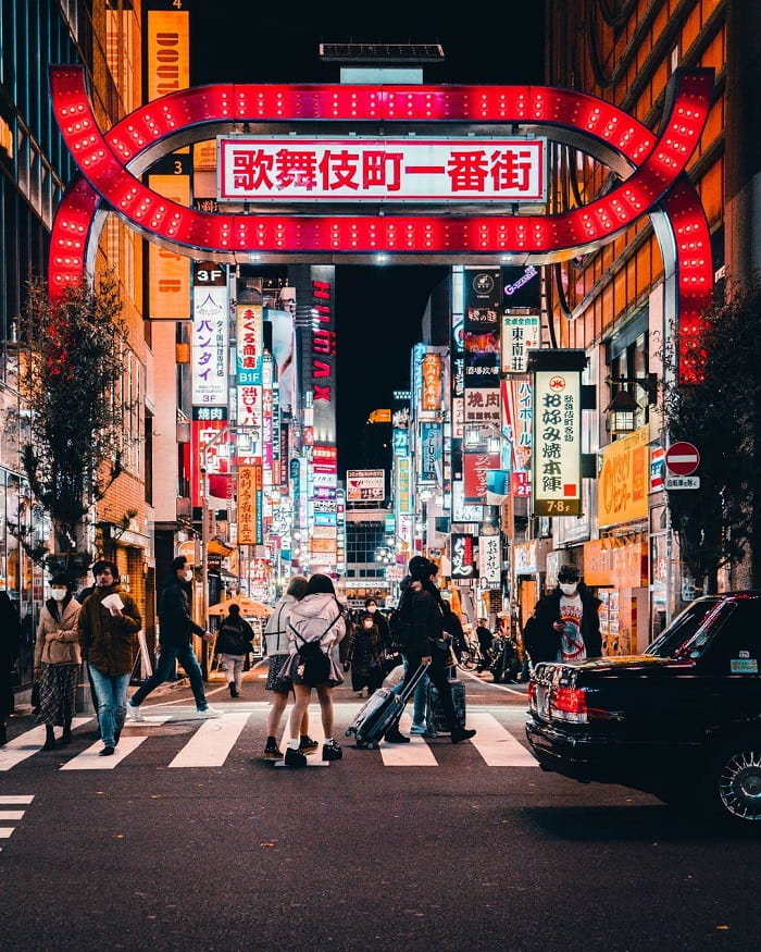 kinh nghiệm du lịch Tokyo - ở khu Shinjuku