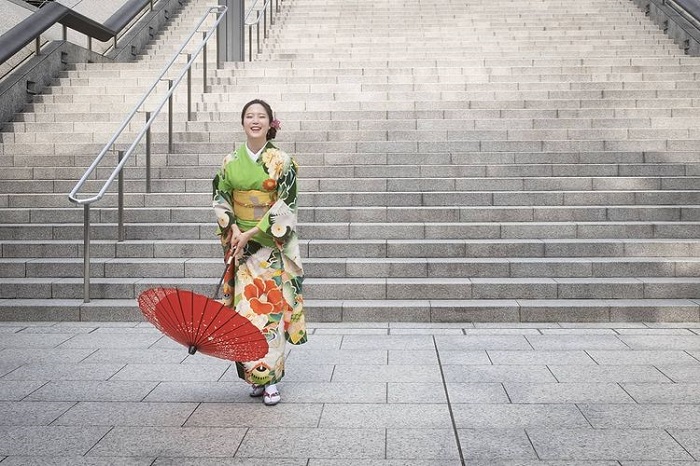 kinh nghiệm du lịch Tokyo - thuê kimono
