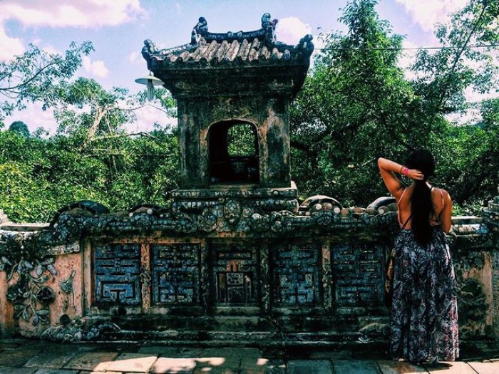 Where should you go when traveling to Hue in March?