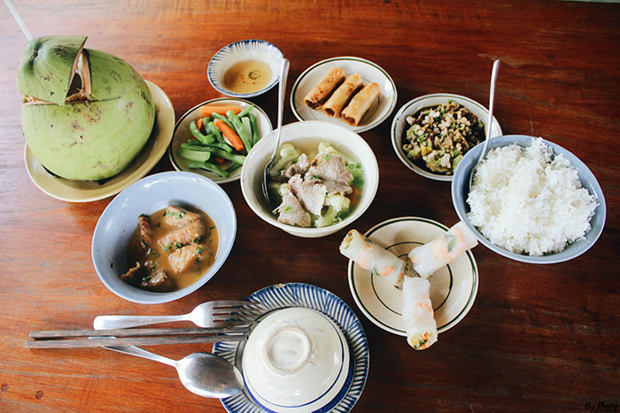 Check in Mekong Home Ben Tre - Homemade dishes