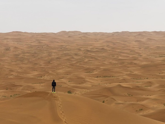 Sa mạc Tengger - một trong những sa mạc nổi tiếng ở Trung Quốc 