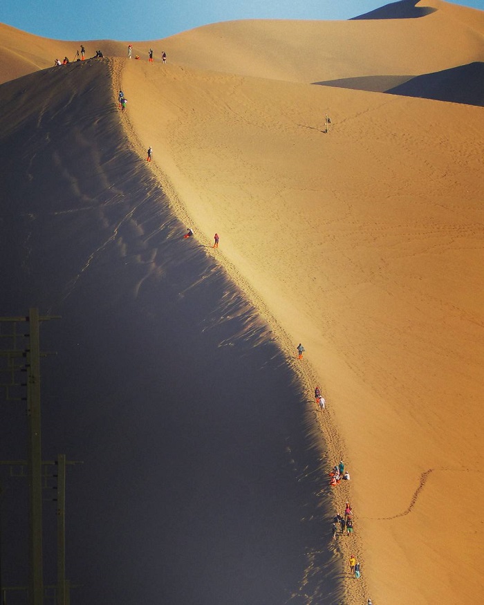 Sa mạc Gobi - một trong những sa mạc nổi tiếng ở Trung Quốc 