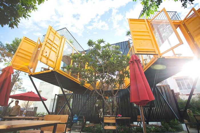 Cafe 85 Design - quán cafe container ở Đà Nẵng ấn tượng 