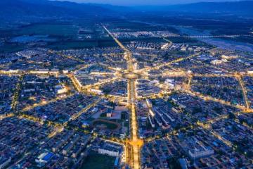 Thành phố Tekes Trung Quốc - thành phố hình bát quái không có đèn giao thông