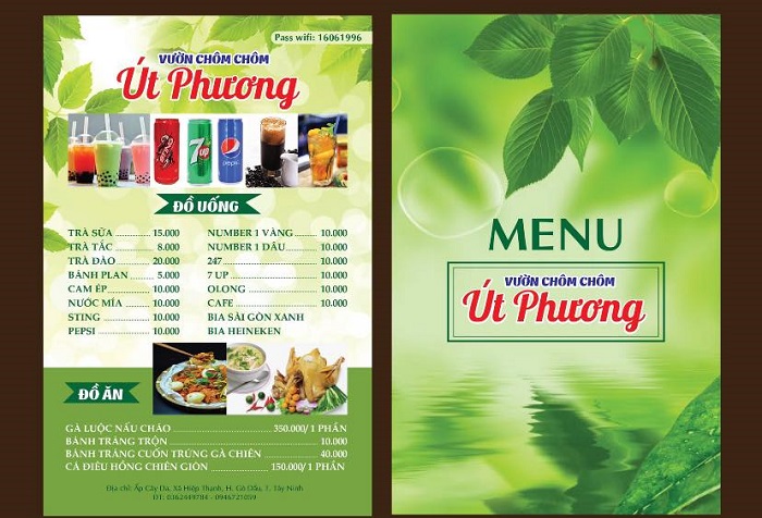 Ut Phuong fruit garden - eating and drinking