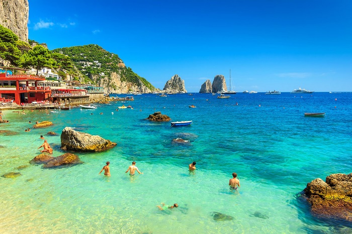 Capri, nước Ý - vùng biển đẹp nhất Châu Âu