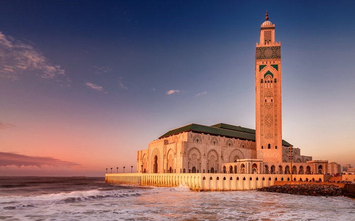 Nhà thờ Hồi giáo Hassan II ở Casablanca - thánh đường Hồi giáo đẹp nhất thế giới