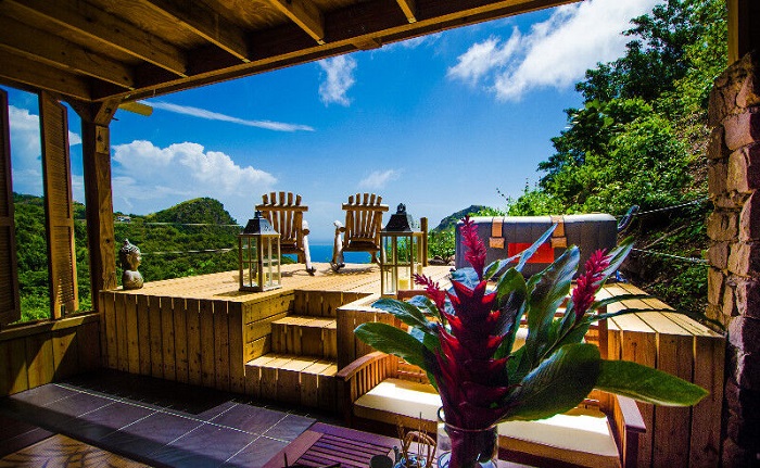 Một khu nghỉ dưỡng ở Làng Windwardside - Du lịch đảo Sint Eustatius và Saba