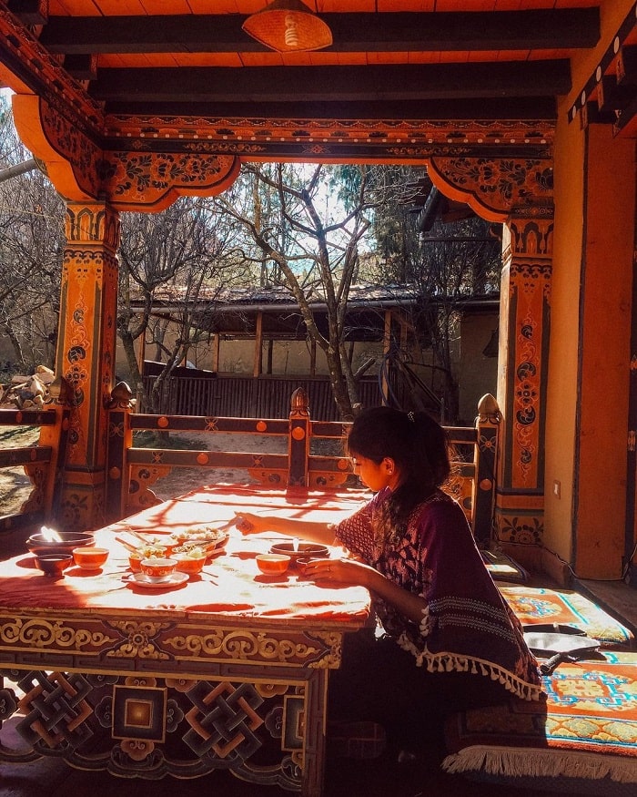 Bên trong bảo tàng Di sản Dân gian Bhutan
