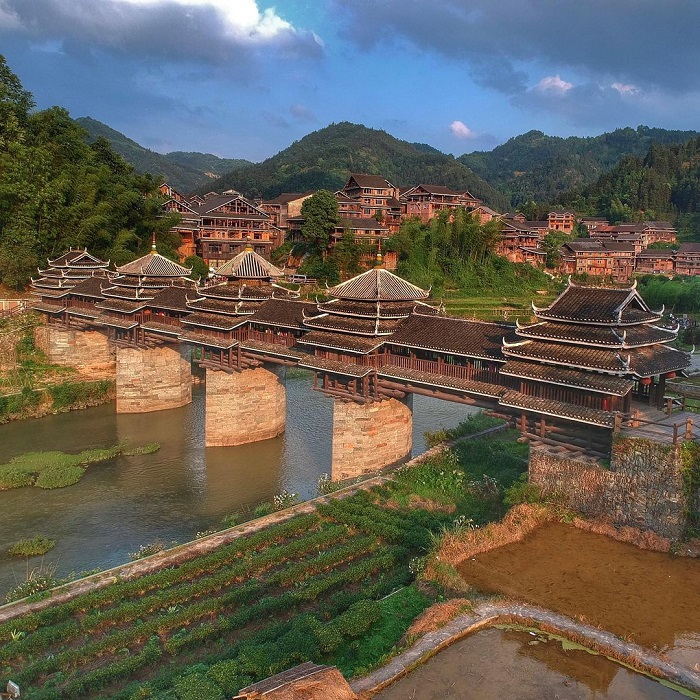 Chengyang là cây cầu cổ trên thế giới nằm ở tỉnh Quảng Tây Trung Quốc