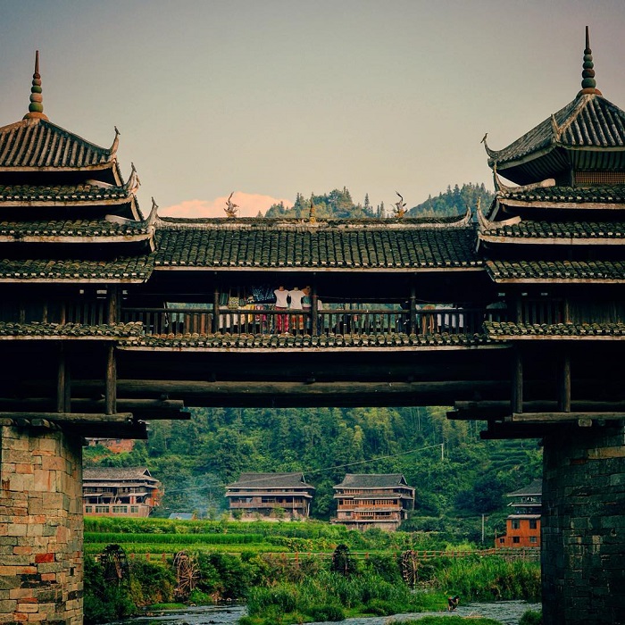 Chengyang là cây cầu cổ trên thế giới sở hữu lối thiết kế công phu