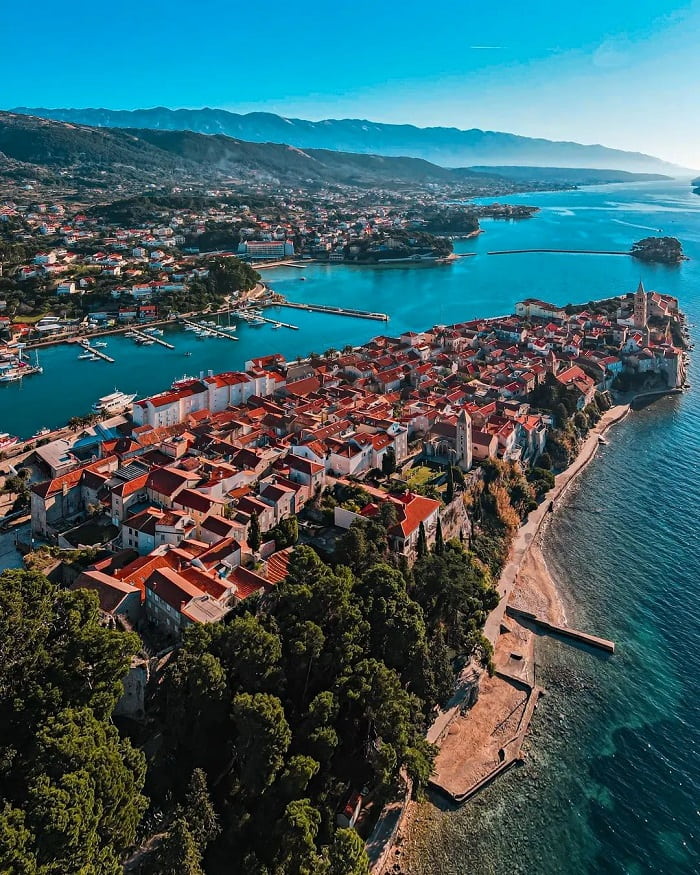 Vẻ đẹp đảo Rab Croatia