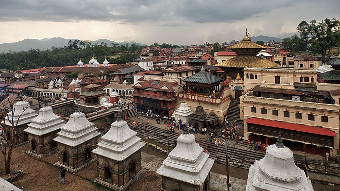 Đền Pashupatinath là điểm tham quan gần tu viện Kopan Nepal 