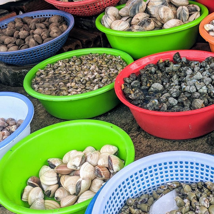 Địa chỉ mua hải sản tươi sống ở Vũng Tàu - chợ Cô Giang