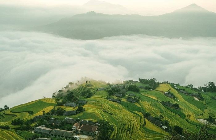 Du lịch Bắc Quang Hà Giang bạn cũng được săn mây, ngắm ruộng bậc thang