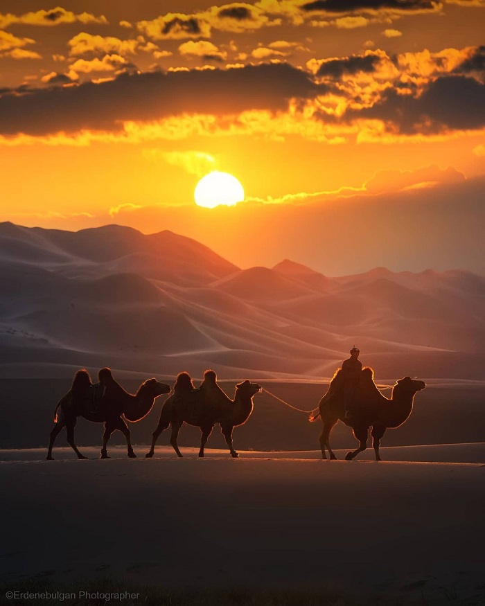 Sa mạc Gobi có một trong những điều kiện thời tiết khắc nghiệt nhất thế giới