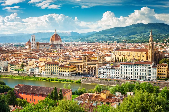 Florence là một trong những thành phố đẹp nhất ở Ý - điểm đến văn hóa ở Châu Âu