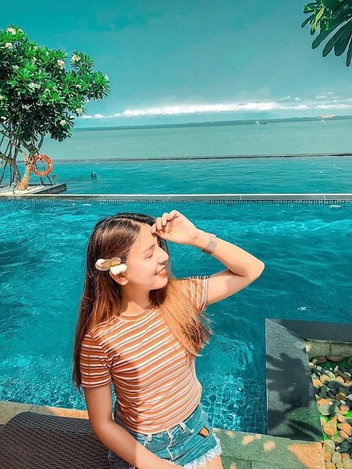 hồ bơi sống ảo ở vũng tàu - Hồ bơi ở Marina Bay Resort & Spa