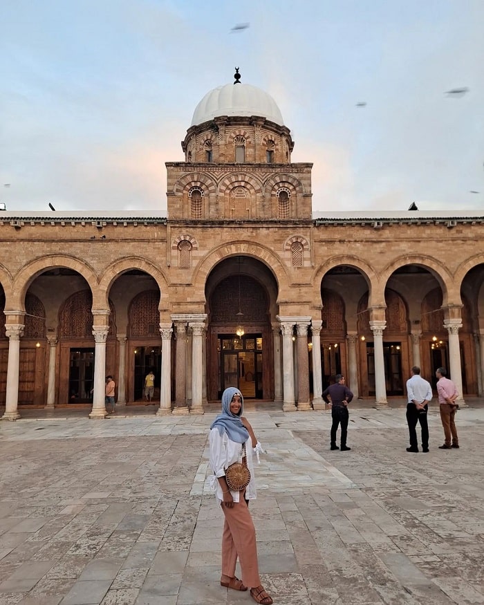 Check in nhà thờ Hồi giáo Ez-Zitouna Tunisia