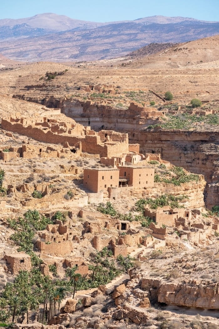 Những ngôi nhà berber ở hẻm núi Ghoufi Algeria