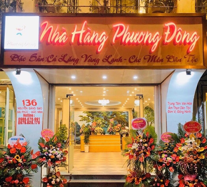 quán ăn ngon ở Bắc Ninh - nhà hàng Phương Đông