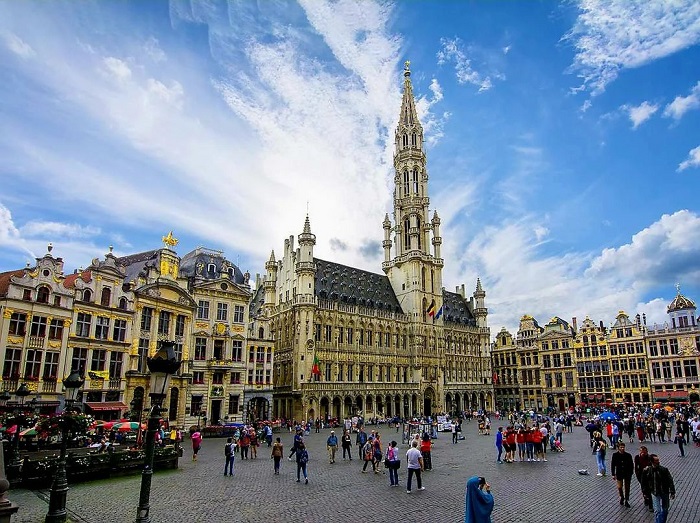 Grote Markt là quảng trường đẹp trên thế giới nằm ở nước Bỉ