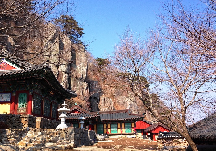 Ngôi đền Wonhyo-sa. - Kinh nghiệm du lịch Gwangju