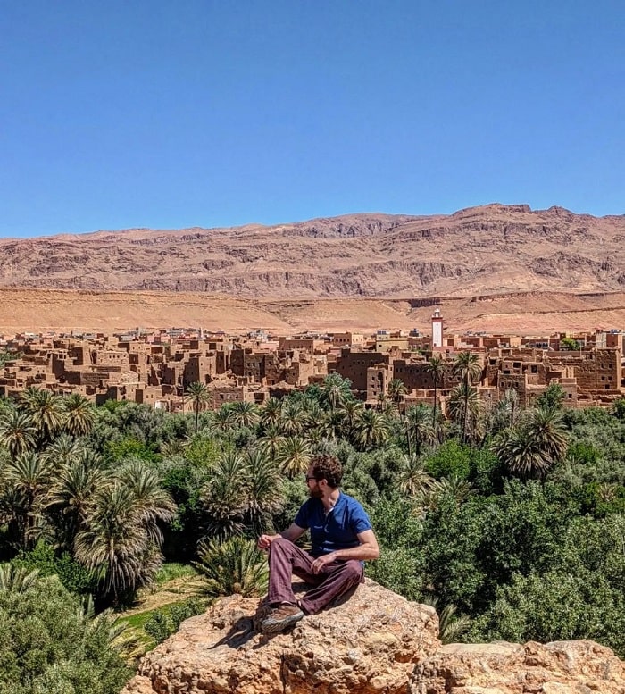 Cảnh quan ở thung lũng Draa Maroc