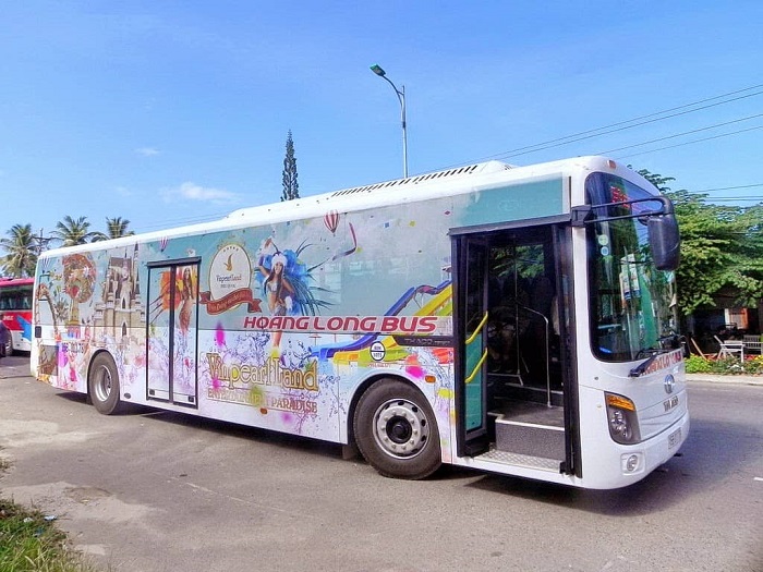 cách nhận biết xe bus đi Vinwonders và Vinpearl Safari Phú Quốc 
