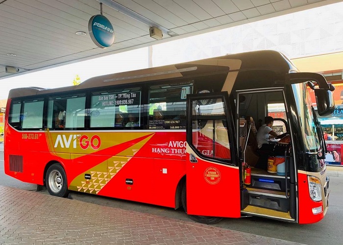 Xe bus đi Vũng Tàu khởi hành từ sân bay Tân sơn Nhất